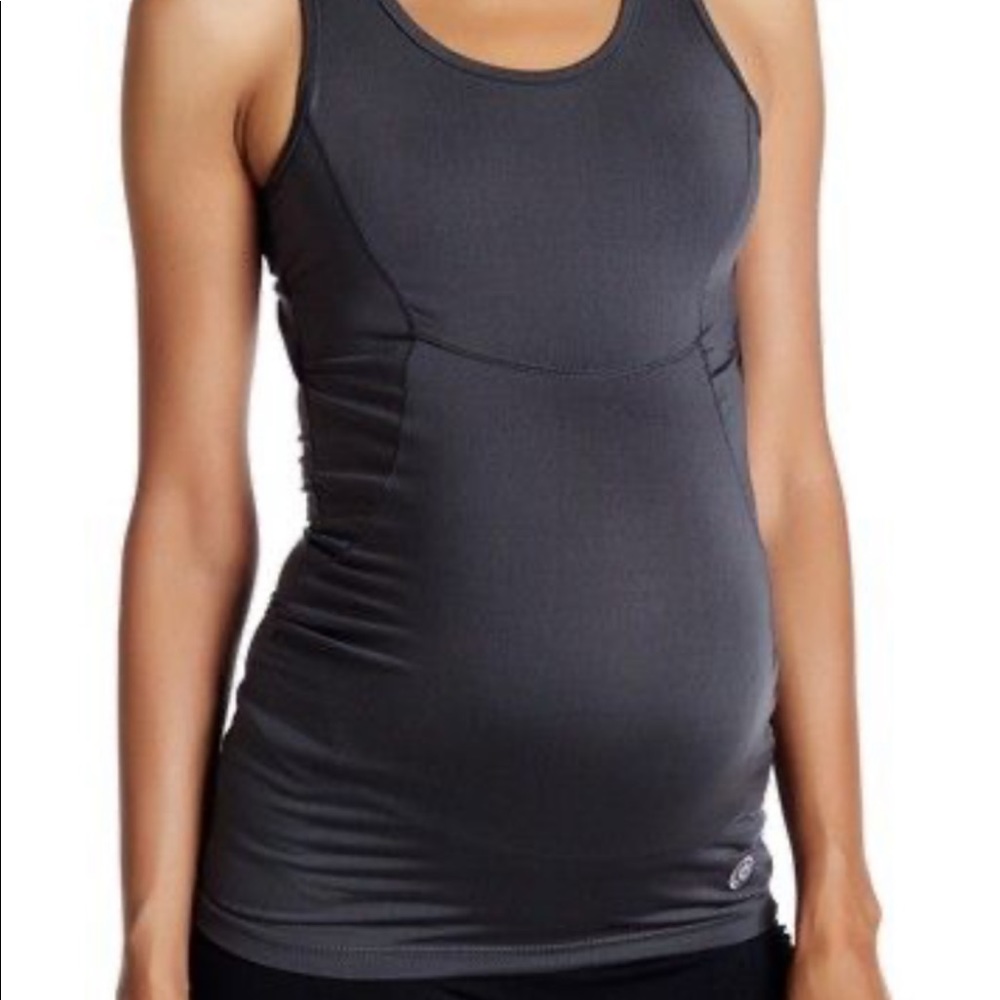 Electric yoga maternity work out racer back tank top size medium